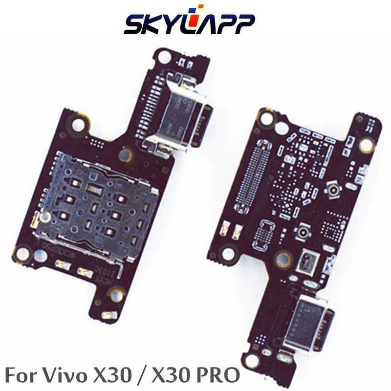 

Плоский кабель со слотом для карт для мобильного телефона VIVO X30 / X30 PRO, задняя панель, подключение к зарядному устройству, гибкая лента, бесплатная доставка