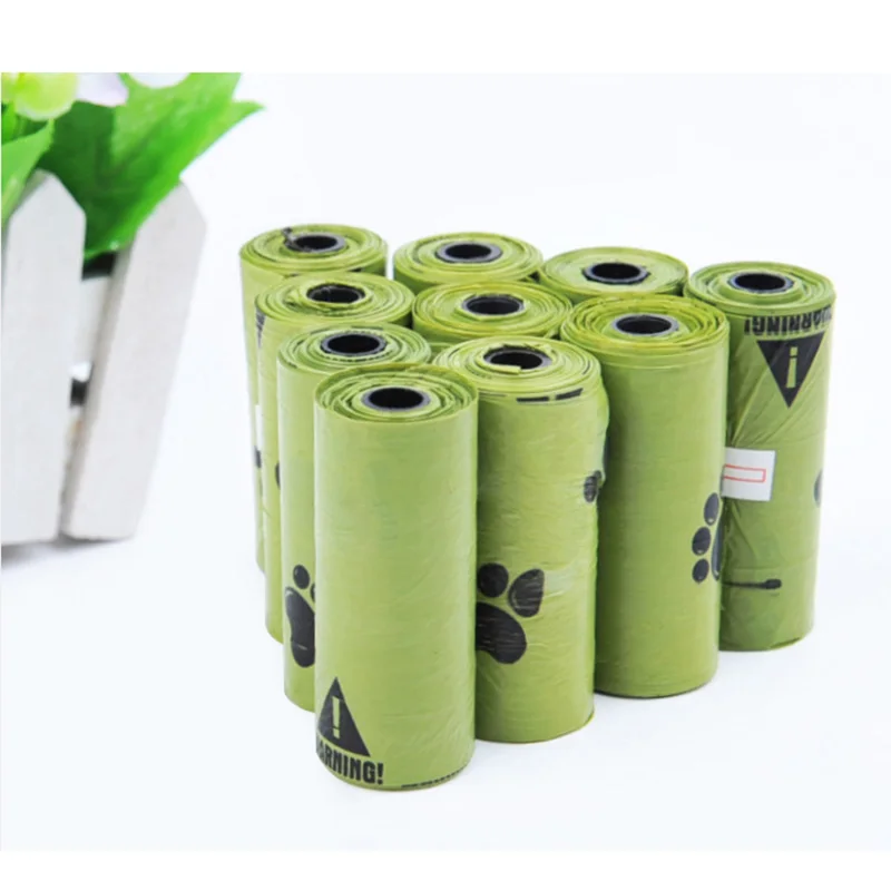 Pet Cat Печать мешки для мусора Перевозчик держатель диспенсер собака какашки форма