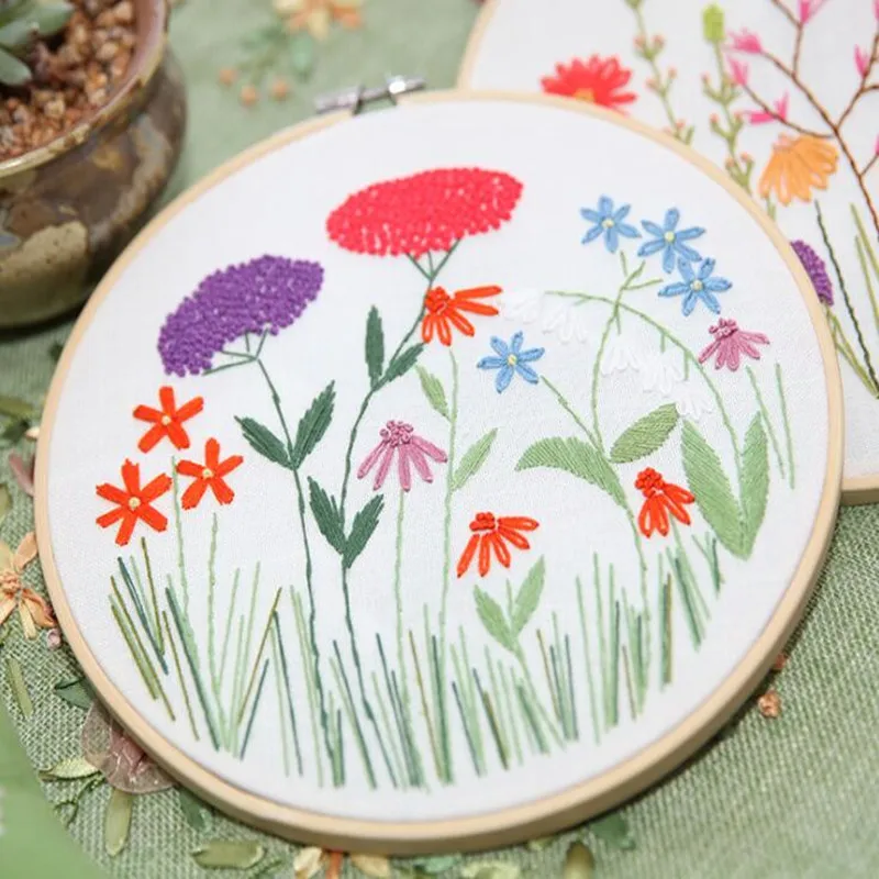 Набор для вышивки сделай сам 3D картина с цветами ручной работы вышивка крестиком