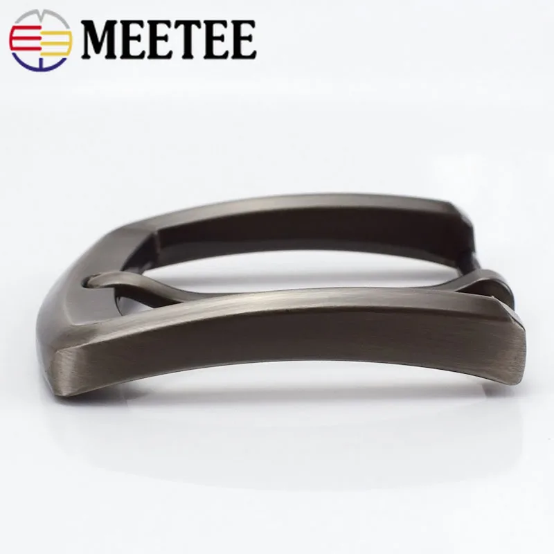Meetee 1/2/5 шт. 40 мм Металлические пряжки для ремня матовая пряжка мужской ковбойской