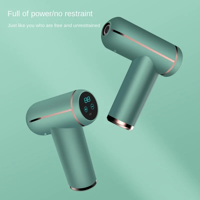 

Multifunctional High-value Fascia Gun Massager Fitness Body Muscle Relaxer Pink Massage Gun USB Rechargeable Portable Fascia Gun