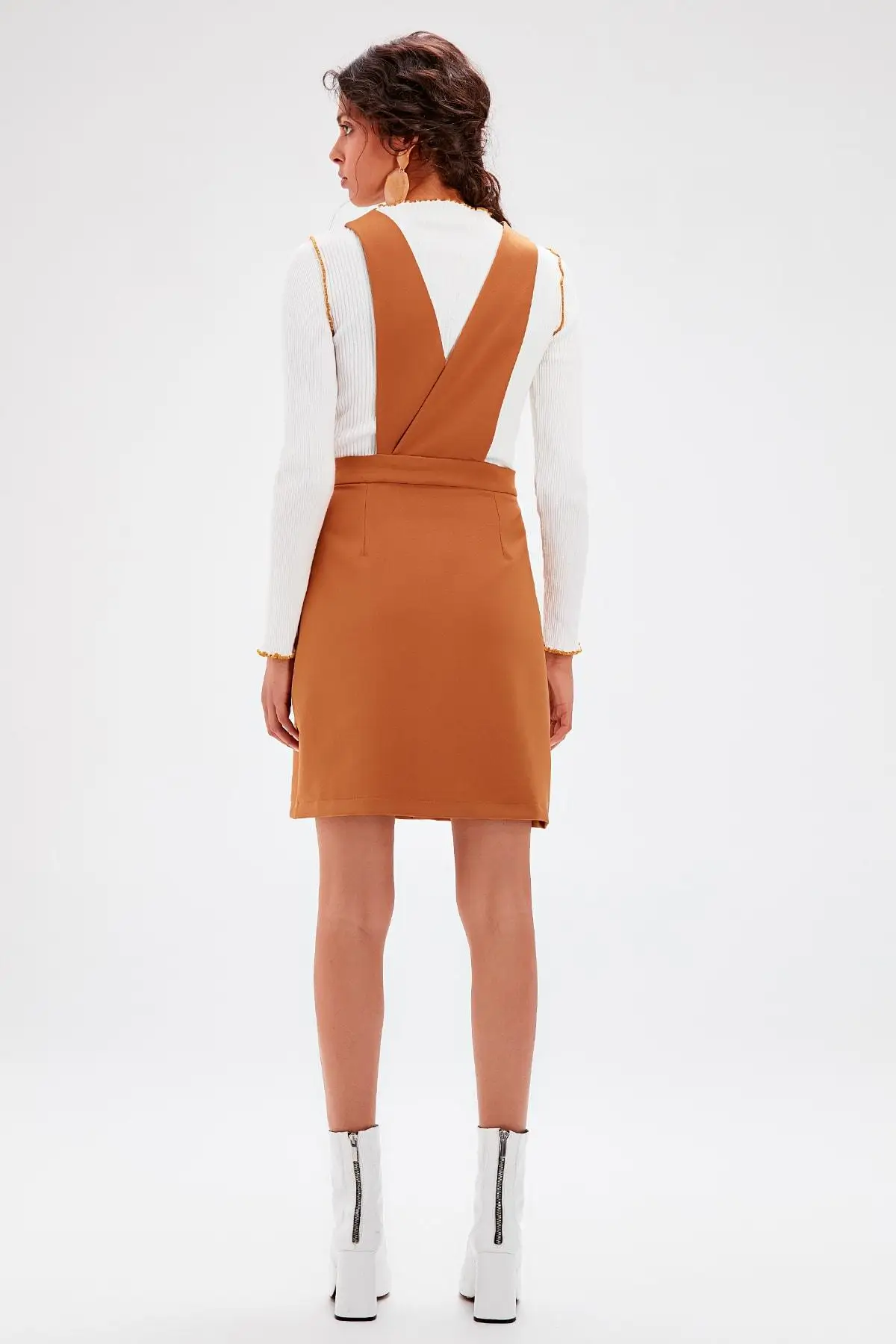 Trendyol Camel Wraped Dress TOFAW19AA0097 | Женская одежда