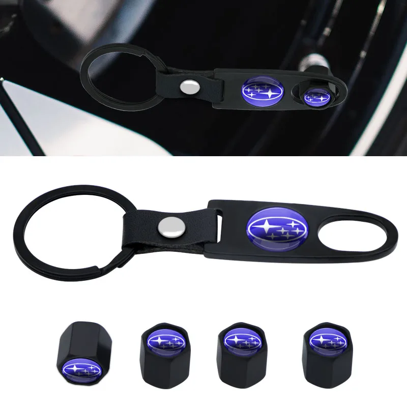 

1Pcs New With keychain Auto Replacement Parts Wheel Valve For Subaru Forester impreza Outback Legacy Tribeca Car car accessories