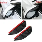 Для Audi Q3 F3 2018 2019 2020 2021 автомобильное боковое стекло заднего вида, отделка зеркала, рама, защита от дождя, солнцезащитный козырек, автомобильный Стайлинг