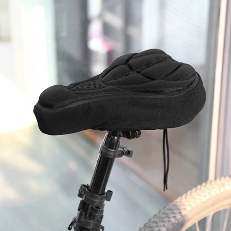 

Mountain Bike 3D Saddle Cover Thick Breathable Super Soft Bicycle Saddle Cloth Sponge Bike Seat Cushion Bicycle Accessories 2021