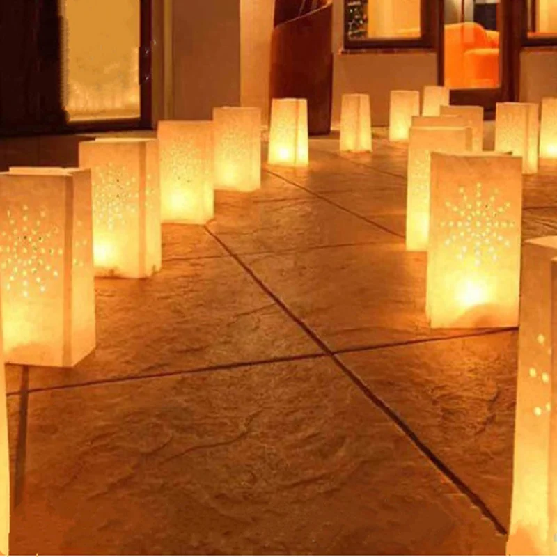 5 шт.! Китайские бумажные поделки сделай сам бумажный подсвечник Свадебные свечи