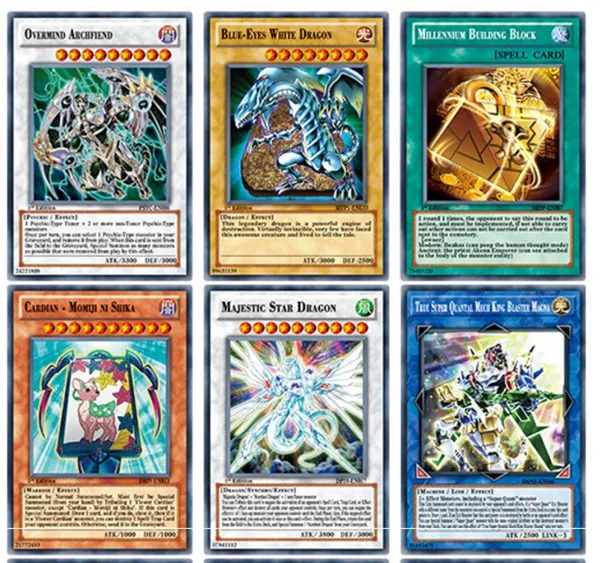 Yu Gi Oh вместе с коллекцией Аниме игры карты англоязычная настольная карточная