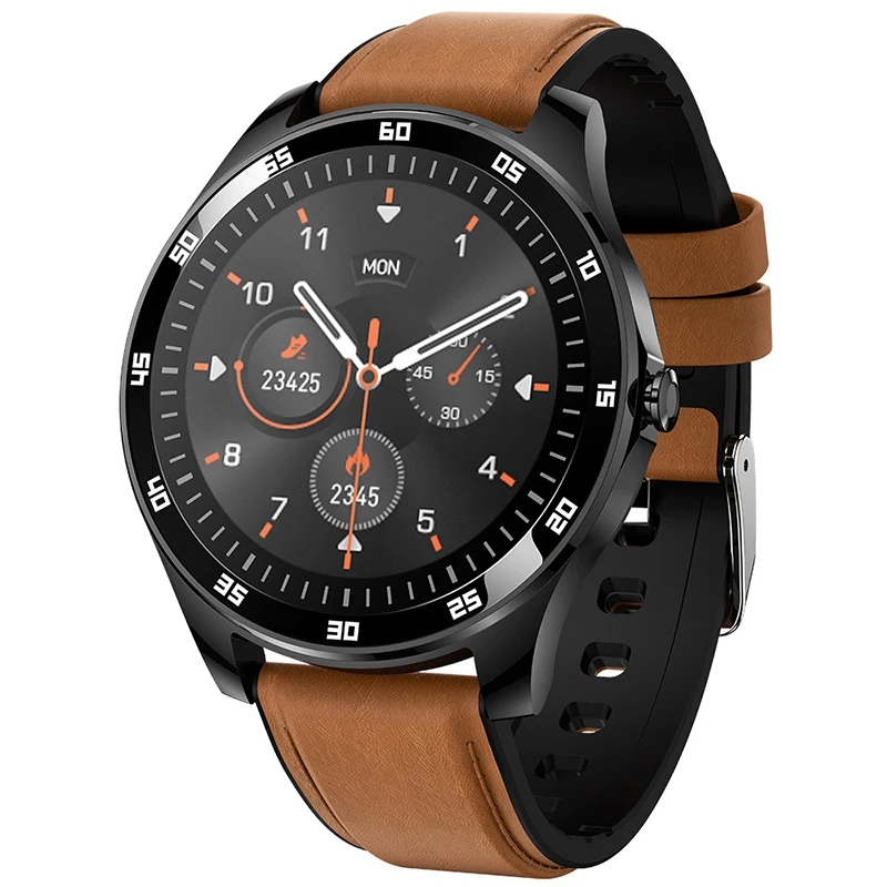 

XNCORN Smart Watch S16 Full Circle Full Touch Zinc Alloy Heart Rate And Blood Pressure Message Reminder Multi-sport Watch