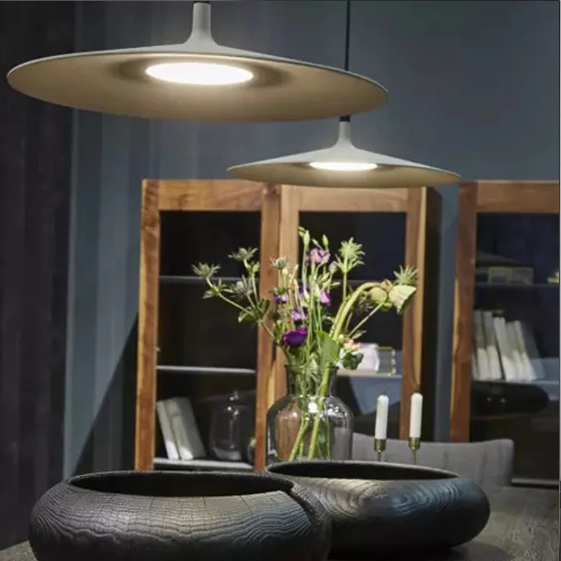 

Nordic Loft Industry Pendant Lamp Imitate Cement Led Chandelier Dining Room Kitchen Hanging Lamp Minimalist Iron Indoor Lighting