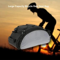 bicycle rear seat cargo bag waterproof cycling mtb road bike rack carrier trunk bag new high capacity cycling bike accessories