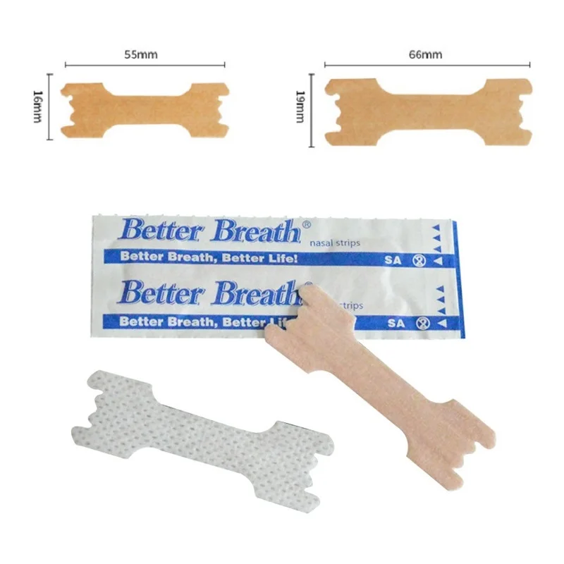 100 шт./лот носовые полоски против храпа помощь в сне улучшенное дыхание