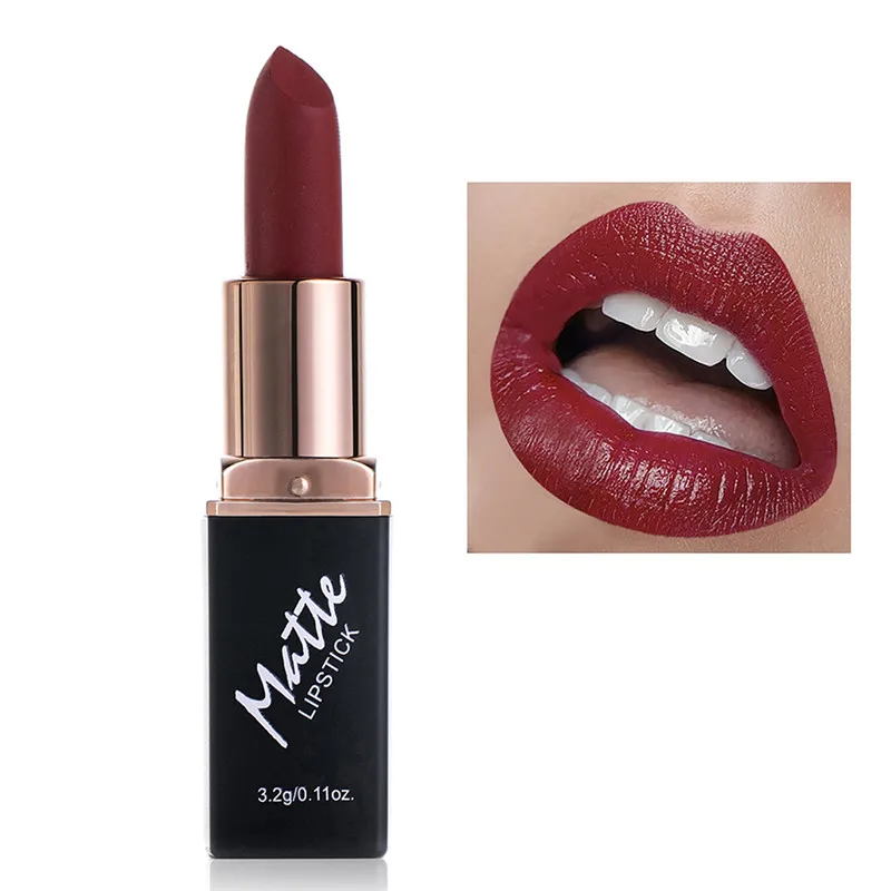 Матовый блеск для губ сексуальный красный цвет макияж новинка увлажняющая
