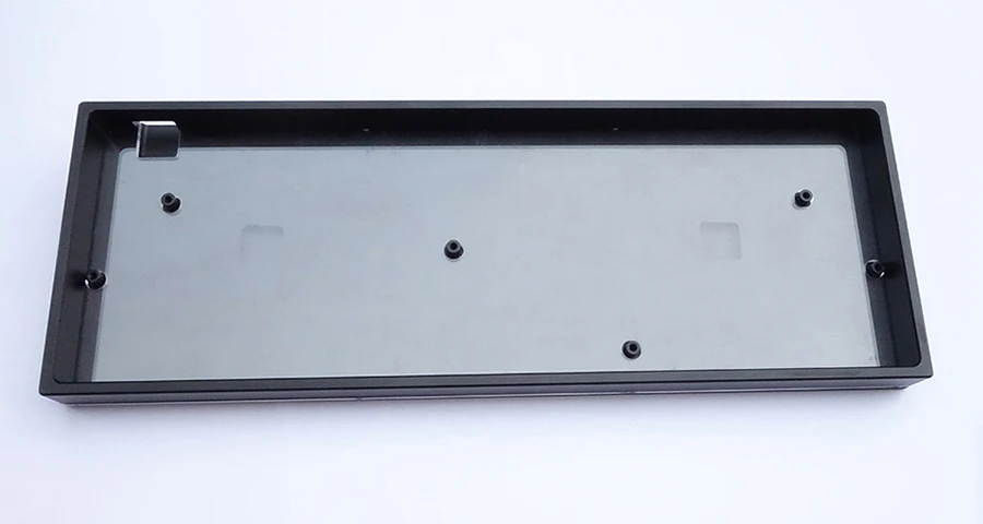 GH60 клавиатура DIY анодированный алюминиевый чехол боковой блеск через корпус тяжелый чехол QMK программа для 60% механическая клавиатура