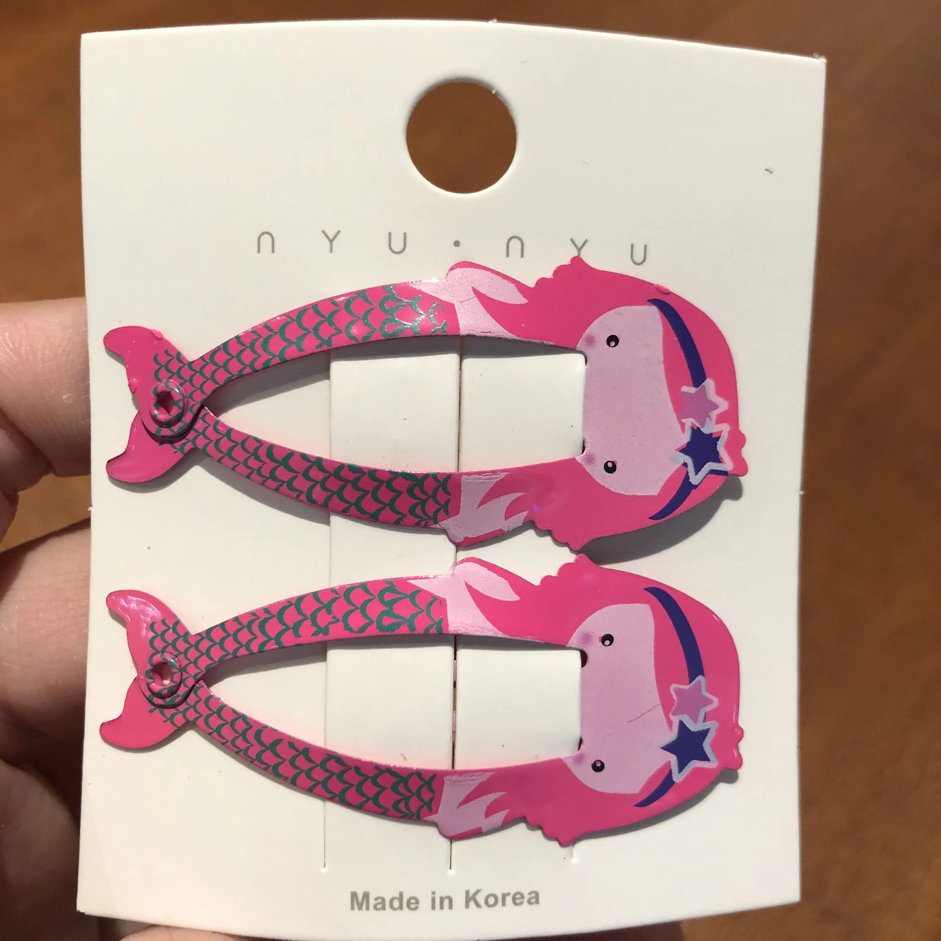 2 шт. заколка для волос в виде животного единорога с изображением Русалочки