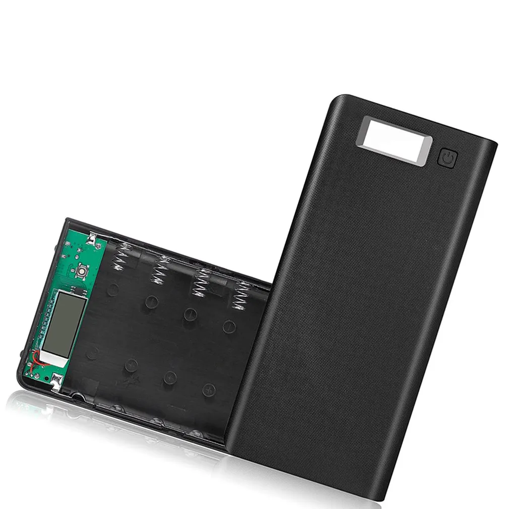 8*18650 Батарея Портативный Мощность банк чехол Комплект цифровой Дисплей без