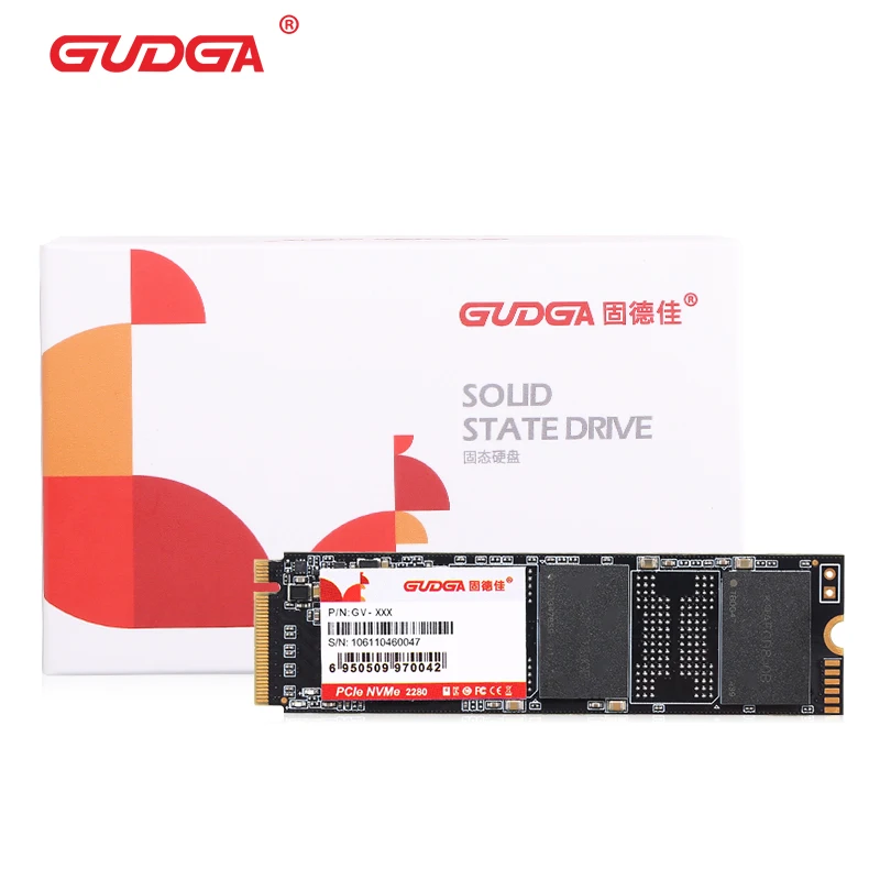 GUDGA NVME SSD M.2 22*80 мм PCIE 3 0x4 Внутренние твердотельные диски жесткие 128 ГБ 240 256 500 512 1 ТБ 2