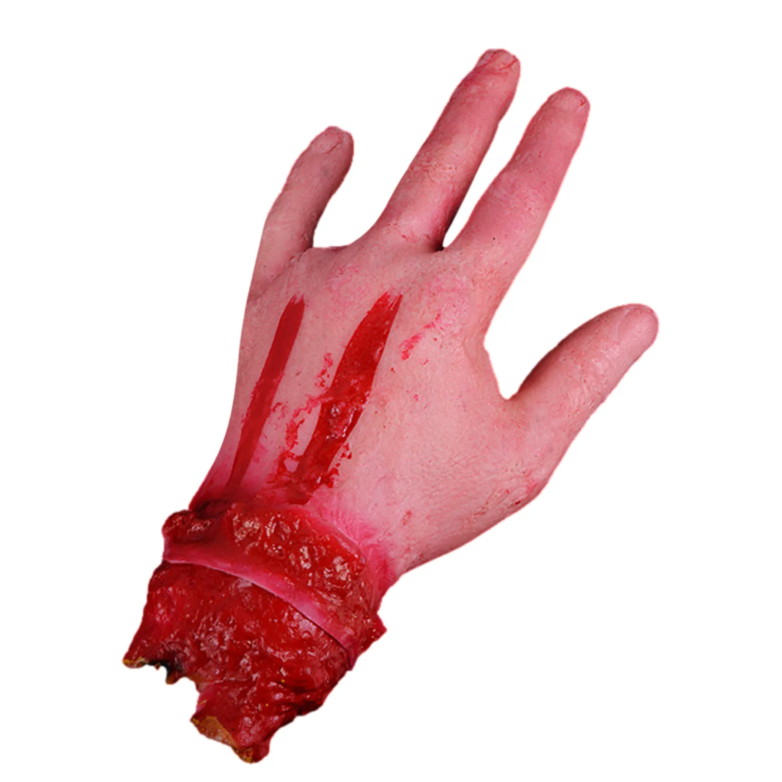 

Halloween Broken Fake Hand Bloody Fake Human Hand Creepy Props For Halloween April Fool's Day Carnival Dress Party Outside Insid