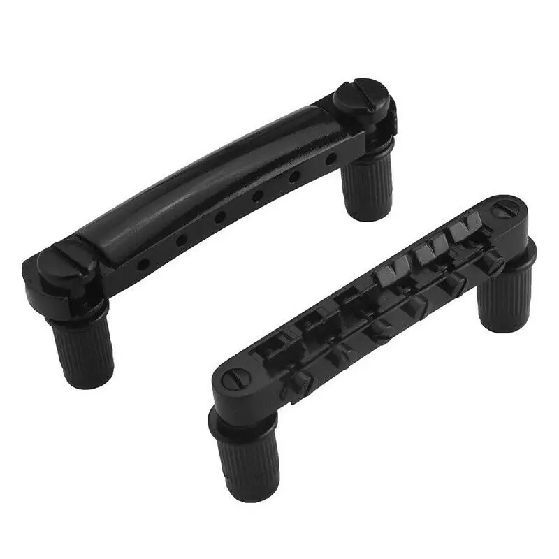New Guitar String Seat Set Upper Bridge Lower Positioning Column Black Accoustic Accessories | Спорт и развлечения