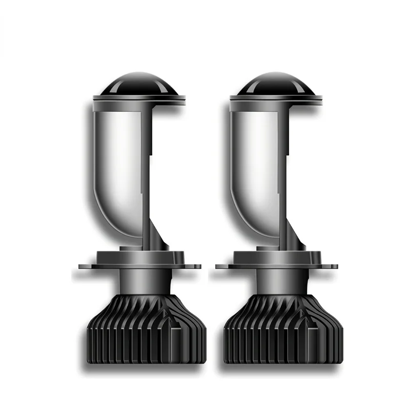 

Лампа с мини-объективом для проектора, комплект для переоборудования светодиосветодиодный H4, 6000 лм, Автомобильные светодиодные лампы с бли...