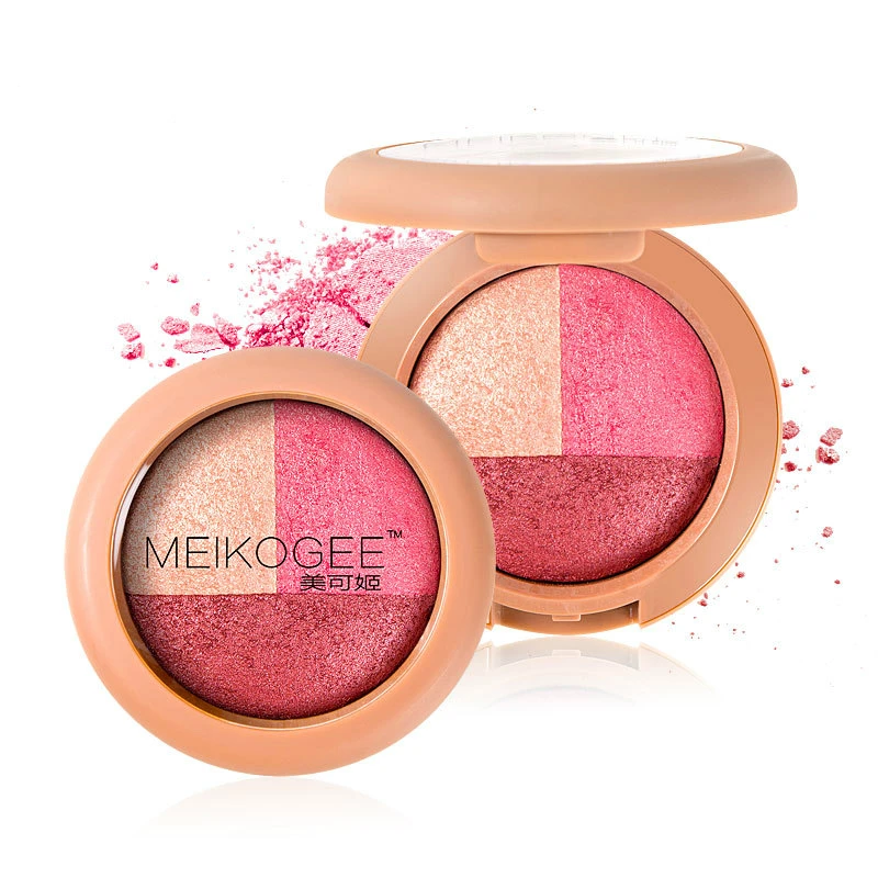 3 цвета Тени для век дымчатый макияж Вино Красный грейпфрут тени лоток