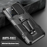shockproof armor case for samsung galaxy s21 ultra s20 fe s21 plus note 20 ultra a12 a32 a52 a42 a72 a21s belt clip back cover