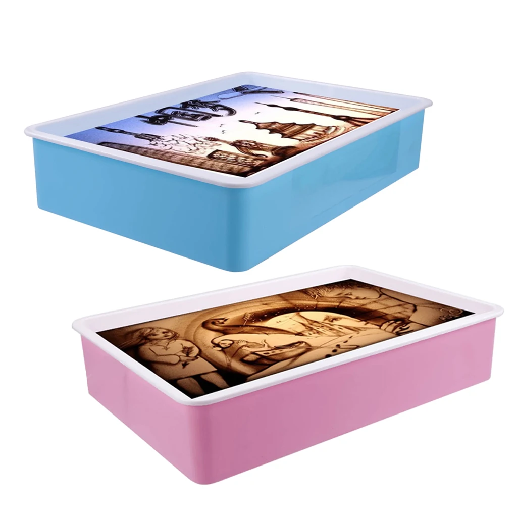 

Динамический 3D песок живопись песок стол обучение USB зарядка для обучающих досуга игрушки доска для письма