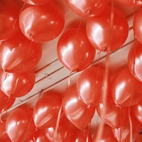 10inch 12inch latex pearl red balloons happy birthday party wedding decoration helium globos kids inflated balloon accessories