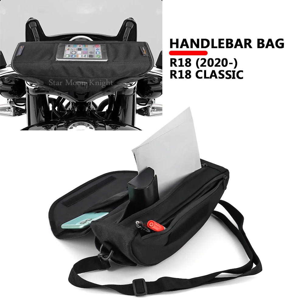 

Водонепроницаемая сумка для хранения мотоциклетных аксессуаров, сумка на руль, дорожная сумка для инструментов для BMW R18 2020 - 2021 2022 R 18 Classic