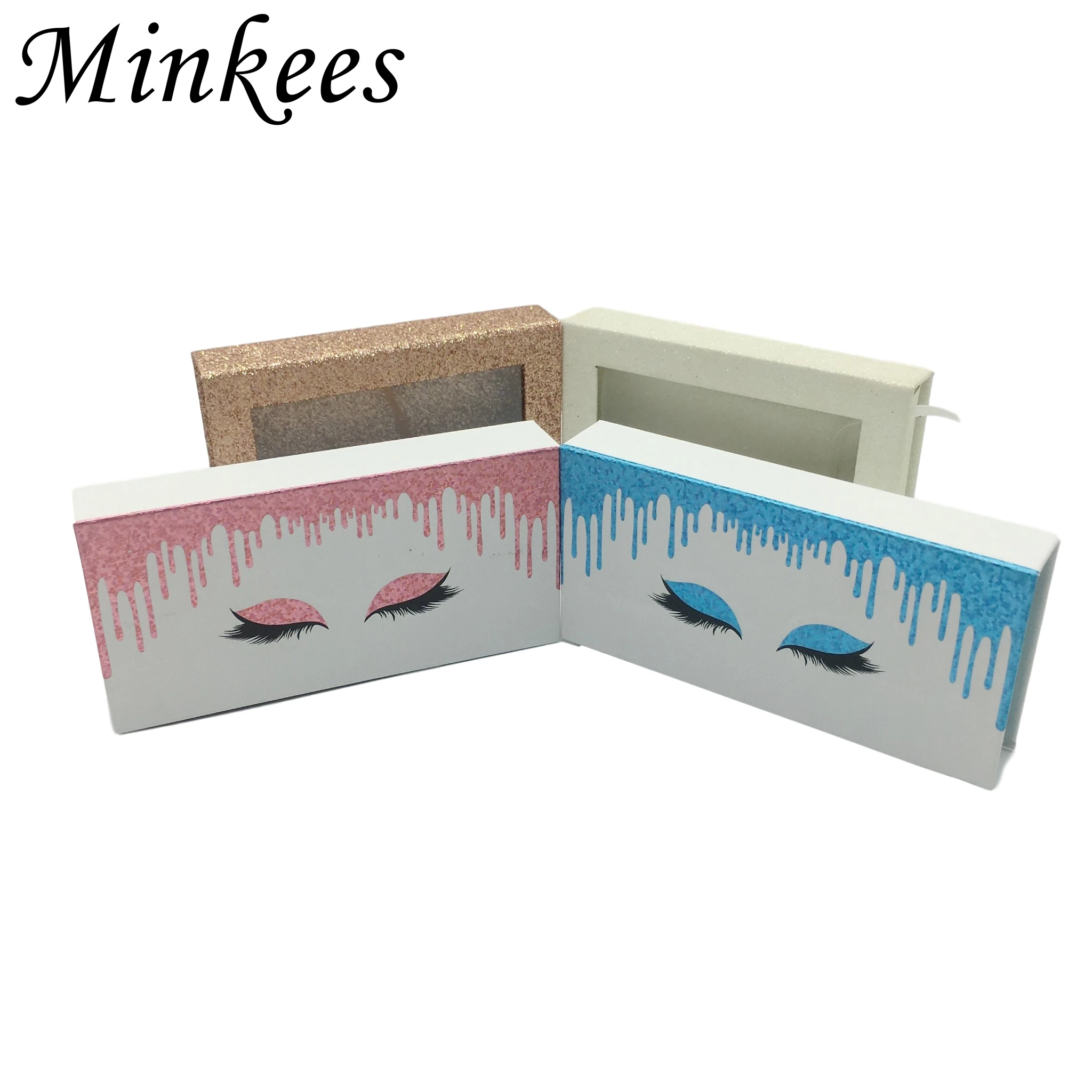 Накладные ресницы упаковочная коробка оптовая продажа норковые пустая посылка