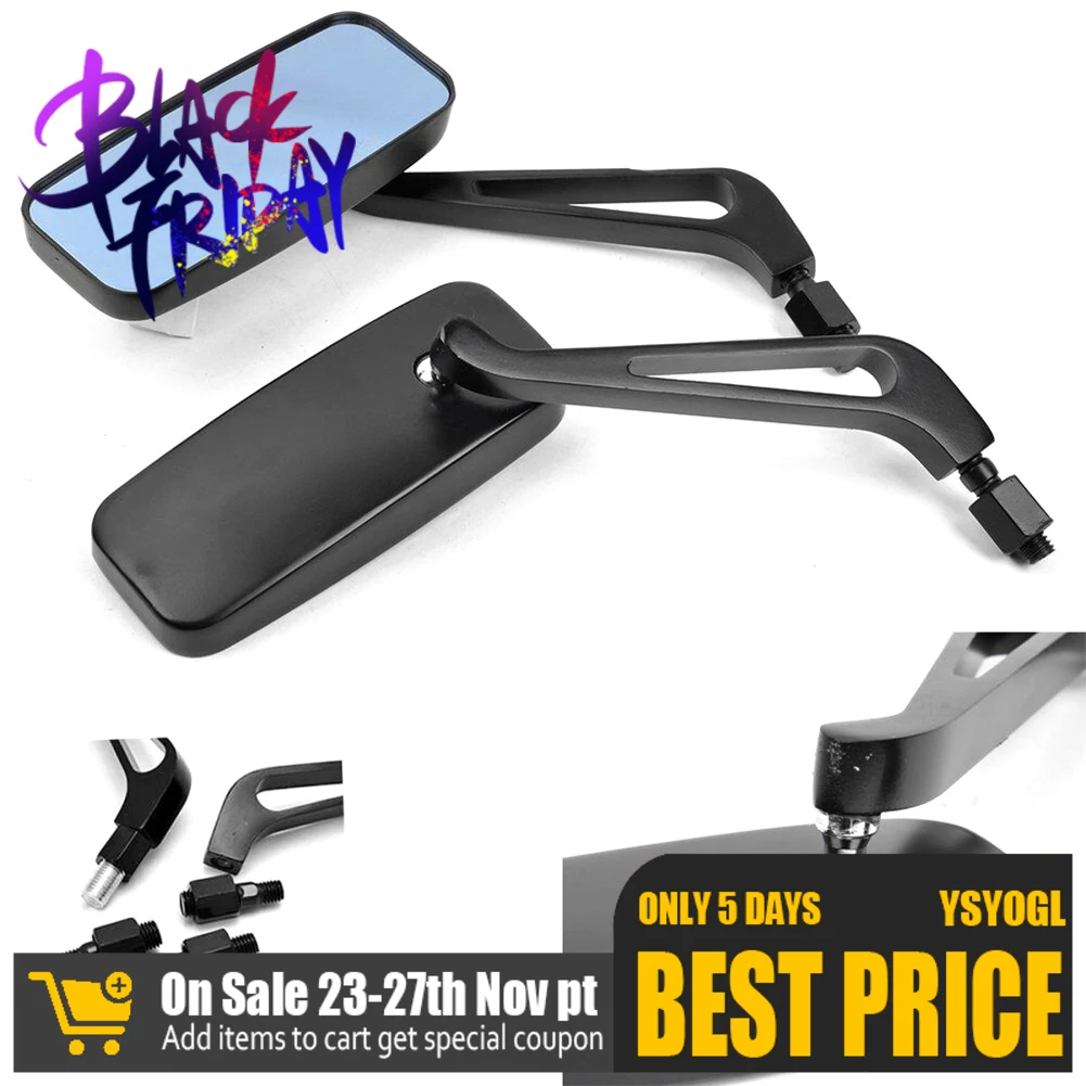 

2 шт. мотоцикл изменение Зеркало заднего вида анти-ослепительно боковые зеркала регулируемое соединение болт Универсальный Аксессуары для ...