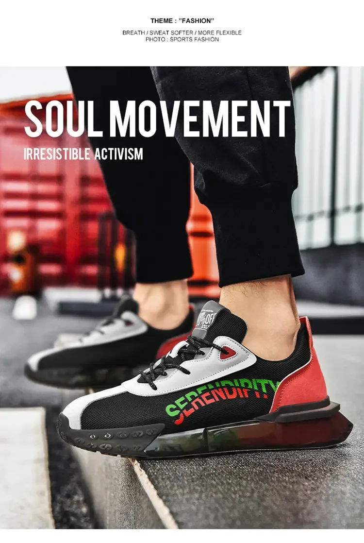 

Men's Fashion Trend Summer Breathable Casual Running Men's Shoes Men's Lightweight Breathable Comfortable Sports Shoes