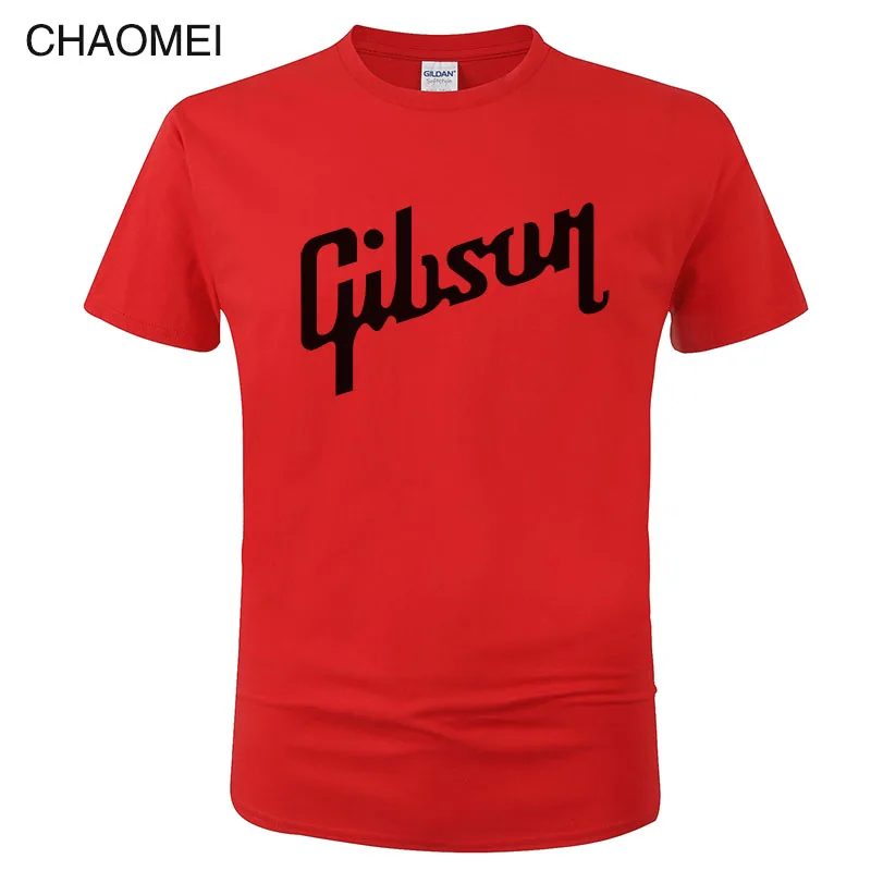 Летняя новая футболка Gibson Мужская хлопковая футболка с круглым вырезом Мужская футболка с коротким рукавом хип-хоп Homme Футболки Camisetas Hombre C36 - Цвет: 9