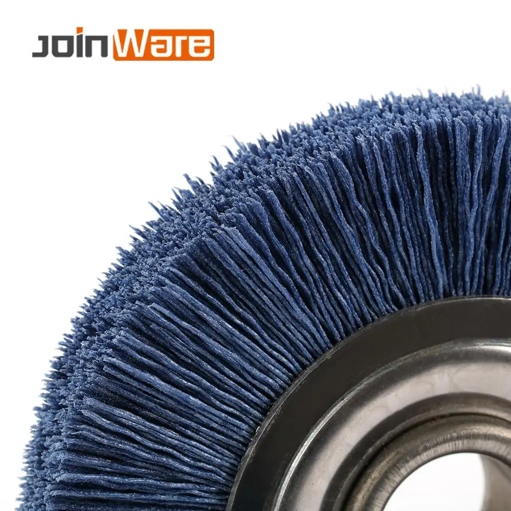 

100mm Nylon Wheel Brush Bore 20mm for Wood Furniture Metal Grinding Polishing Abrasive Wire Brush Grinder 320#