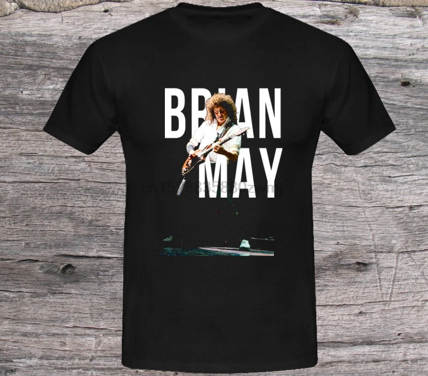 

BRIAN MAY QUEEN ROCK BAND GUITARIST Men T-SHIRTSizeS-M-L-XL-XXL