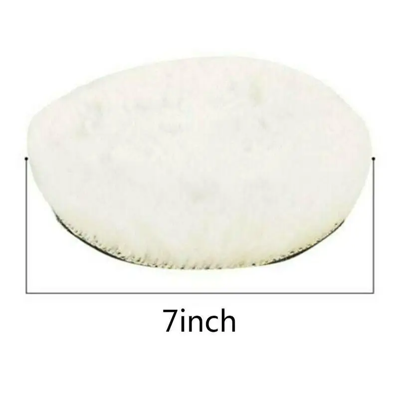 

7 Inch Car Polishing Disc Self-adhesive Polishing Waxing Wool Wheel Sponge Wheel Set O8K0