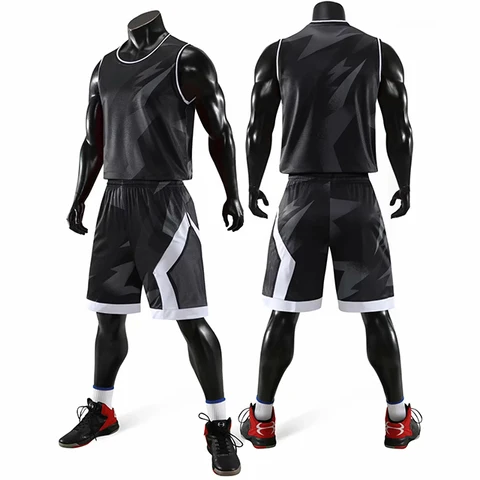 Комплект мужской баскетбольной майки, Униформа, дышащая спортивная одежда, молодежные тренировочные баскетбольные майки и шорты, 2020 под заказ