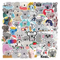 53pcs bear stickers for notebooks adesivos scrapbooking material craft supplies scrapbook vintage koala stickers aesthetic