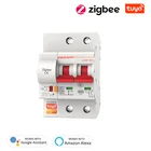 Умный выключатель Tuya Zigbee, 123P, Wi-Fi, с таймером