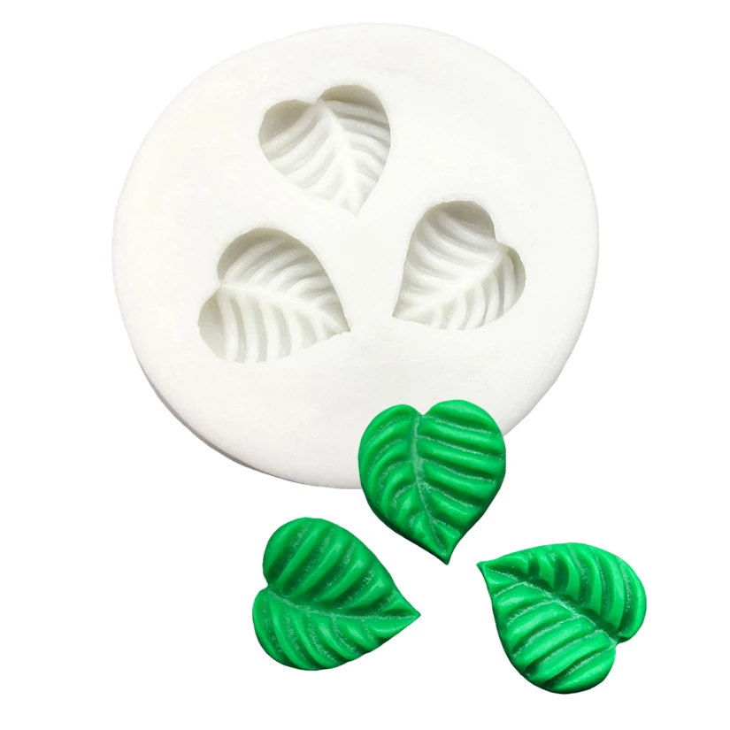 

Small Leaf Silicone Sugarcraft Mold Resin Tools Cupcake Baking Mould Fondant Cake Decorating Tools