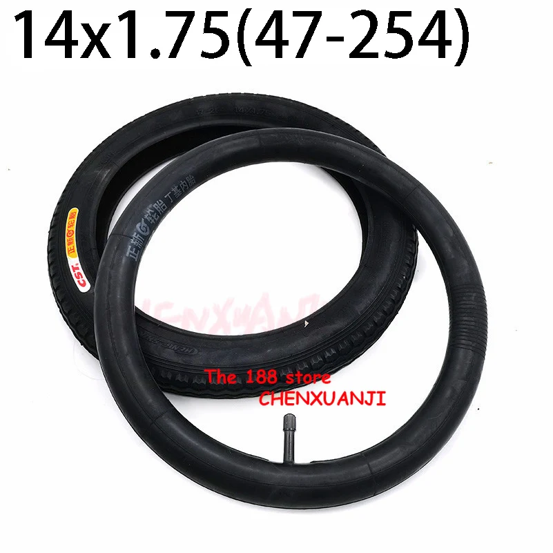 

14X1.75 47-254 Children's Bicycle Inner Tube Outer Tire 14 Inch Baby Carriage Tyre Wheel Accessories 14*1.75 Tires