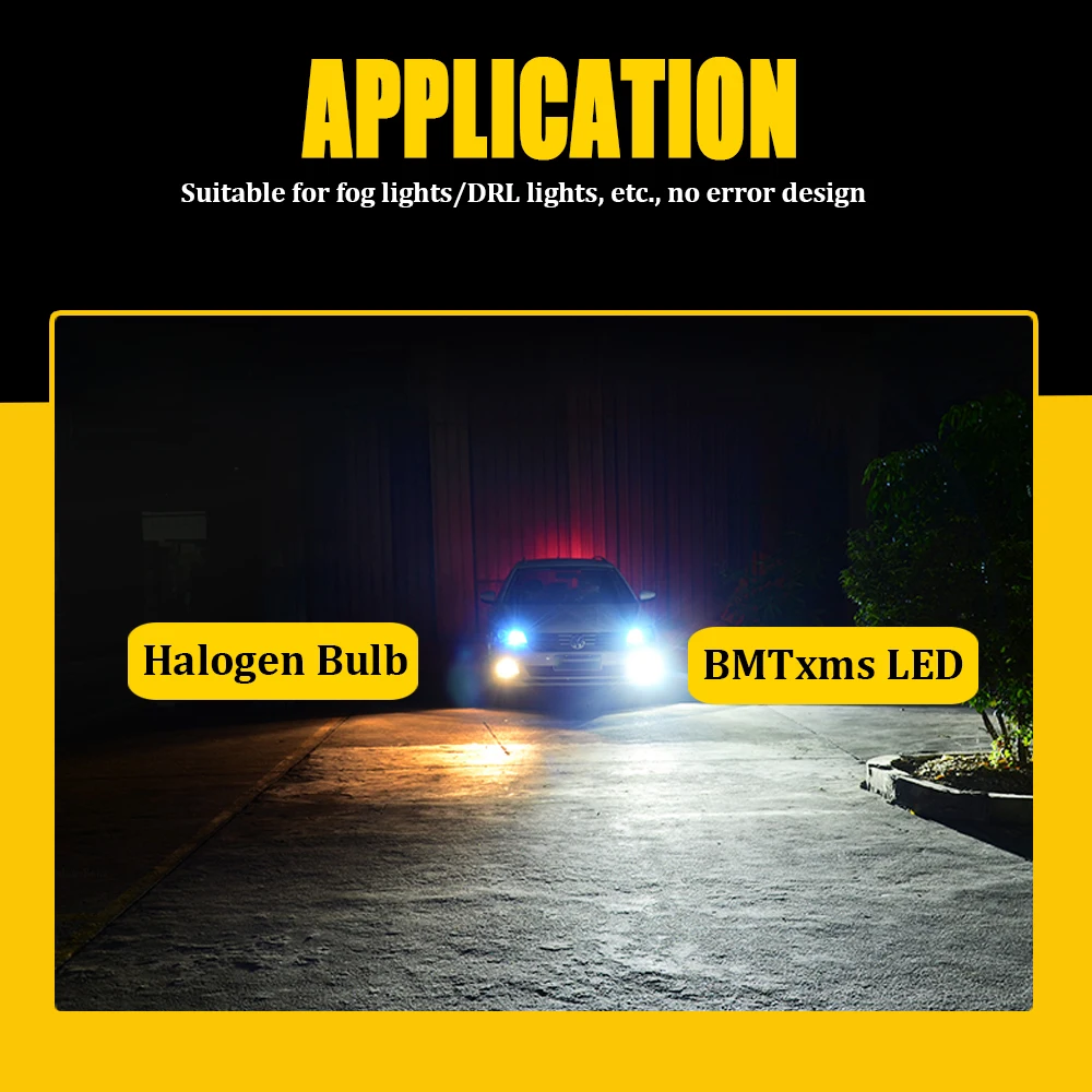 

BMTxms PSX24W 2504 LED H16 5202 PS19W PSY24W Canbus Car LED Fog Light For Jeep Cooper Chevrolet Dodge Ford Subaru DRL Lamp