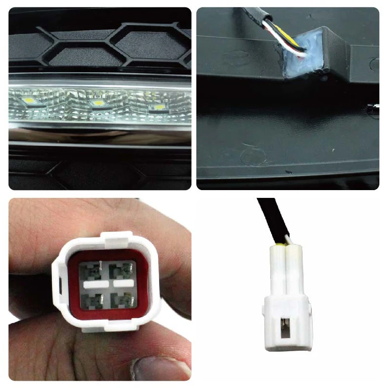 Светодиодные дневные ходовые огни SELYNDE для Chevrolet Cruze (2009-2012) с указателем поворота