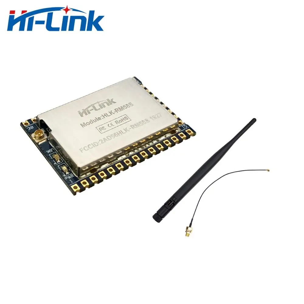 Бесплатная доставка Dual Band 2 4 г/5 8 Г HLK RM58S Wi Fi + Bluetooh Беспроводной модуль Hilink с