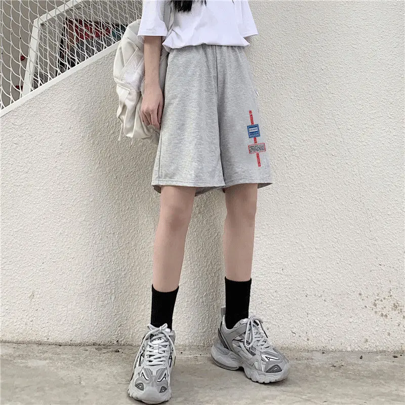 

Women Shorts 2021 Summer Casual Solid Cotton High Waist Loose Shorts For Ladies Soft Cool Female Shorts S-3XL