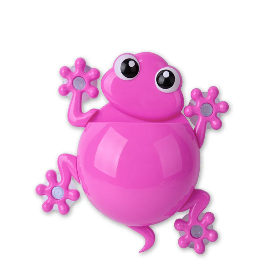 4 цвета мультяшная присоска Gecko настенная подставка для зубных щеток всасывающий