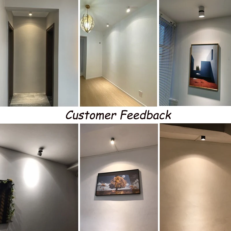 

Led Spot Light 220V Spotlight Lamp COB Ceiling Spots Focus Led Downlights Foldable Fixture Down Lights Indoor Lighting For Home