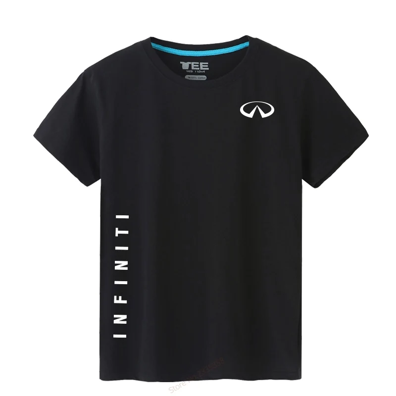 

Футболка мужская летняя однотонная для Nissan infiniti