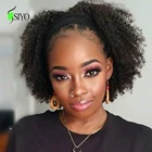 Повязка на голову Siyo, кудрявая, Бразильская, 100%, короткие кудрявые, парик с головной повязкой, для чернокожих женщин, без клея, кудрявые волосы