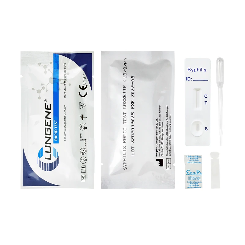 Кассета для быстрого теста на сифилис тест венерейные заболевания полоска кровь