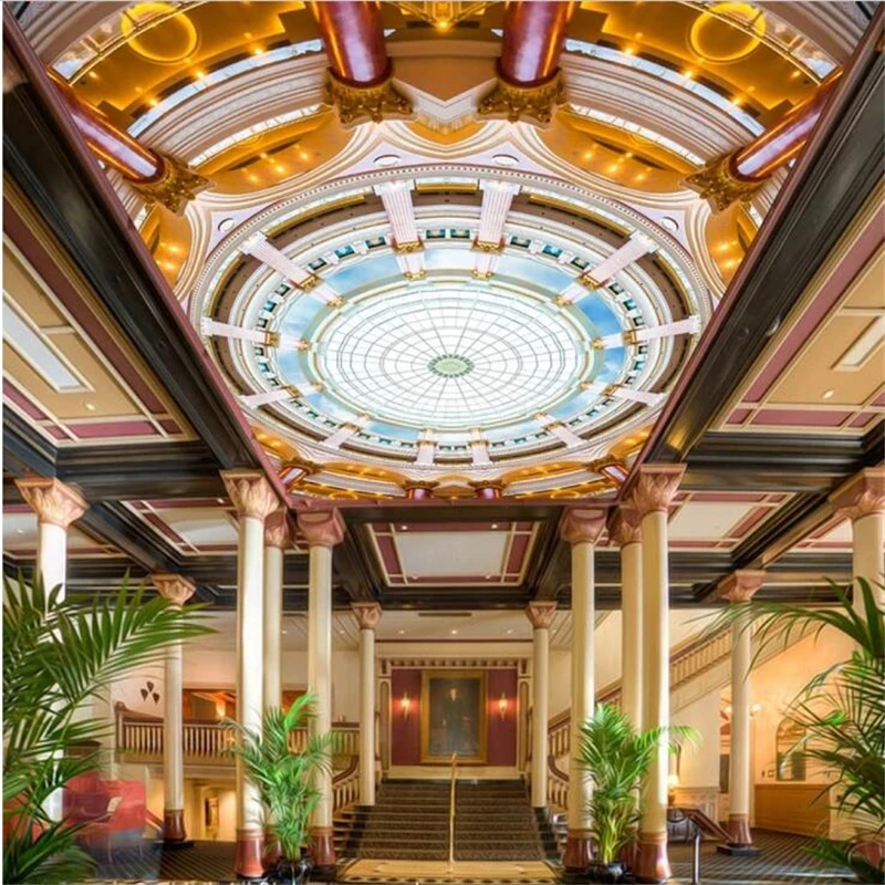 

Прямая поставка пользовательские обои 3d фотообои Европейский роскошный Зенит Фреска гостиная отель обои 3d Papel де Parede